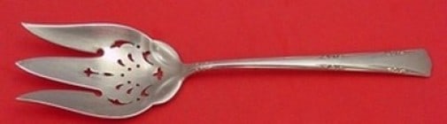 Gorham Greenbrier Sterling Silver Salad Serving Fork 8 3/4" (1 of 1)