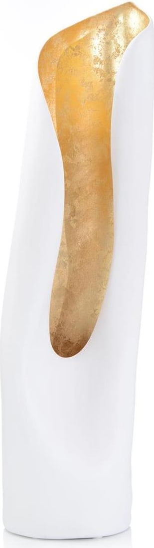 John-Richard Avata Gold Vase 47.5H Luxe Decor: John-Richard Avata Gold Vase 47.5H Luxe Decor Elevate your decor with the exquisite Gold Avata Vase, a stunning addition to any luxurious space. This elegant vase from the John-Richard collection feat