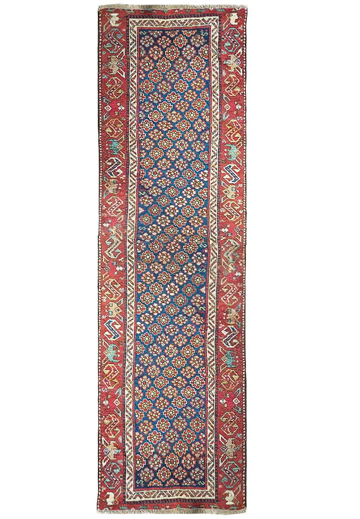 Vintage 2.10 x 9.2 Persian Joshagan Runner Wool Handmade (1 of 8)