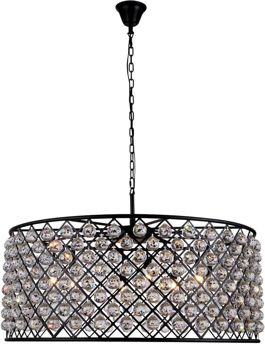 Elegant Lighting Madison Pendant Light Crystal Accents Regency Style (1 of 1)