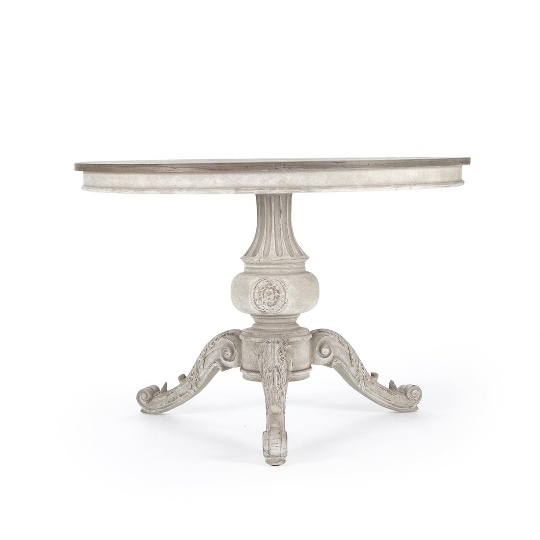 Zentique Chandler Dining Table Charcoal Finish English Traditional Style (1 of 3)