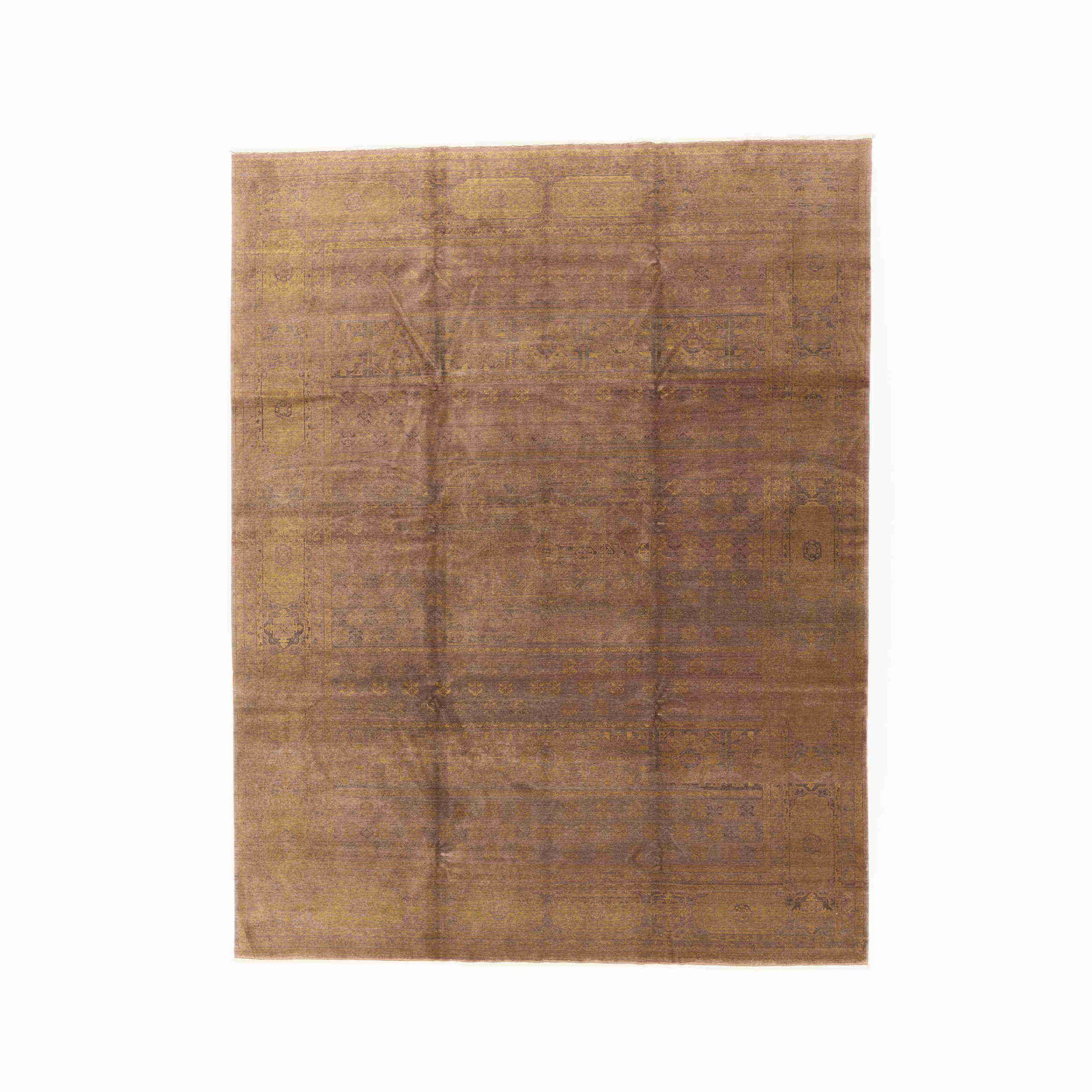 Authentic Handmade Memluk Wool on Wool Carpet 118.9 x 190.9: Authentic Handmade Memluk Wool on Wool Carpet 118.9 x 190.9 Introducing the Authentic Handmade Memluk Wool on Wool Carpet, a stunning piece that showcases traditional craftsmanship. This exquisite car