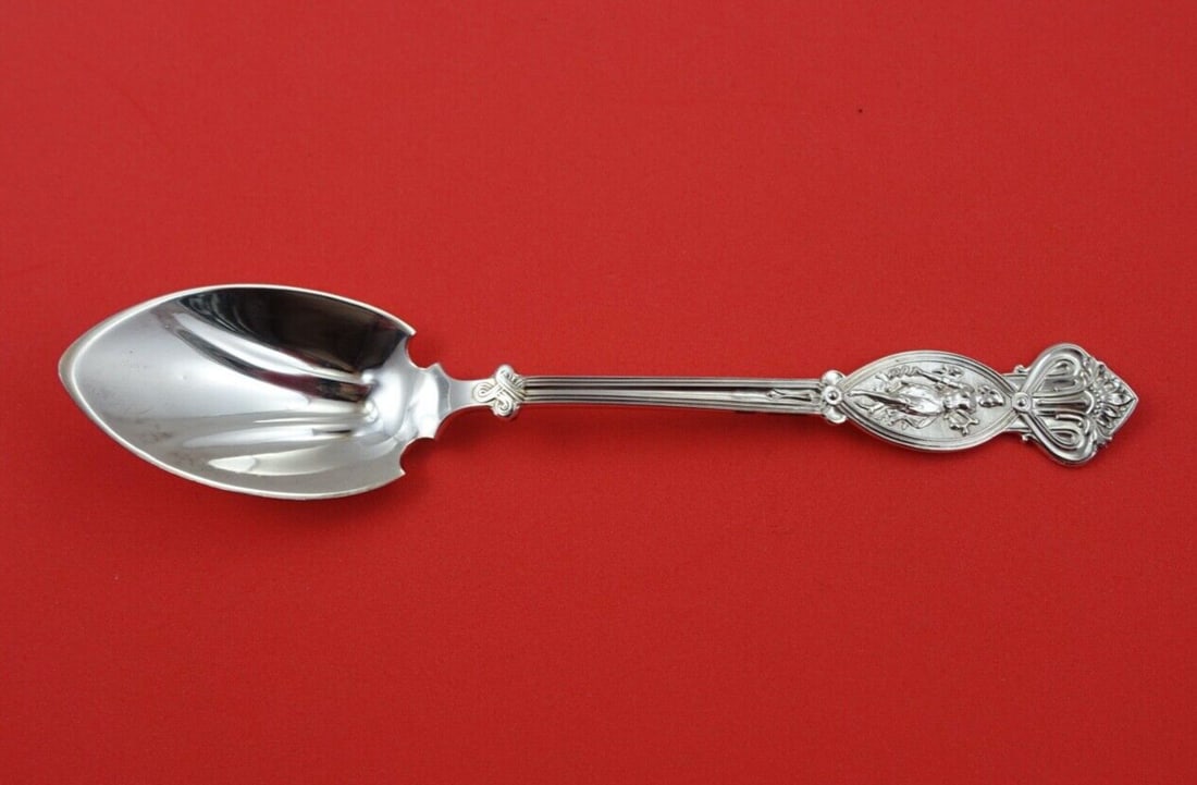 Wendt Apollo Sterling Silver Melon Spoon 6" Art Nouveau Woman: Wendt Apollo Sterling Silver Melon Spoon 6" Art Nouveau Woman This exquisite 6" melon spoon from the Apollo pattern by Wendt showcases the elegance of the Art Nouveau style. Crafted from high-quality 