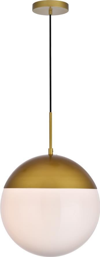 Eclipse Brass Pendant Light by Elegant Lighting UL-Listed 15H: Eclipse Brass Pendant Light by Elegant Lighting UL-Listed 15H Illuminate your space with the sophisticated Eclipse Brass Pendant Light, designed to enhance any transitional decor. This elegant fixture