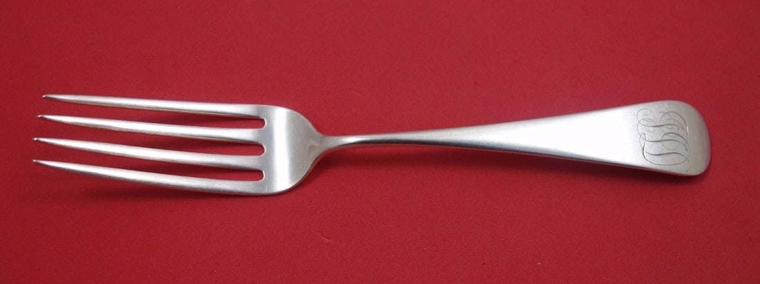 Vanderslice Yerba Buena Sterling Silver Dinner Fork 7.25" Rare 1850-1899 (1 of 1)