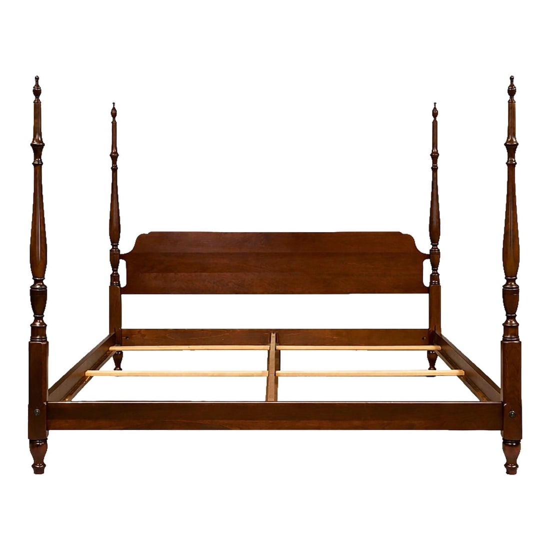Pennsylvania House Cherry Wood King Four Post Bed (1 of 9)
