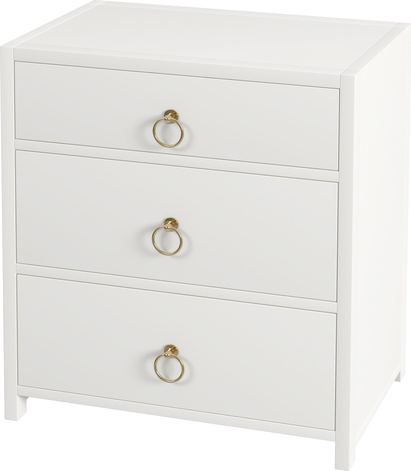 Modern White Acacia Nightstand by Butler Specialty (1 of 6)