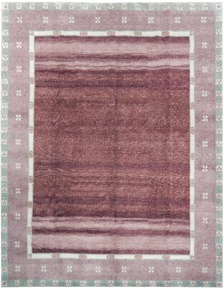 8.1 x 10 Handmade Tibbet Modern Area Rug Wool Geometric Design (1 of 6)