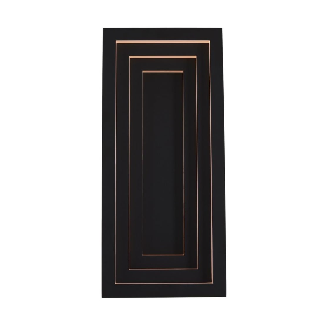 Kalco Chrysler Matte Black Outdoor Wall Sconce 20 inch Dimmable LED (1 of 1)