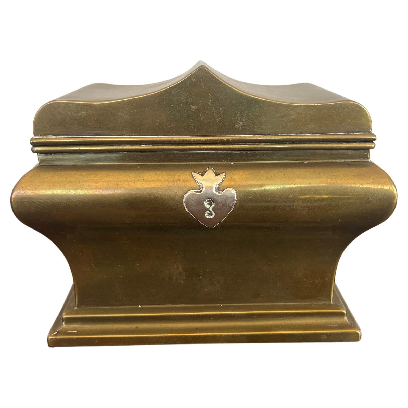 19th Century Austrian Bombe Form Brass and Tin Tobacco Box (1 of 7)