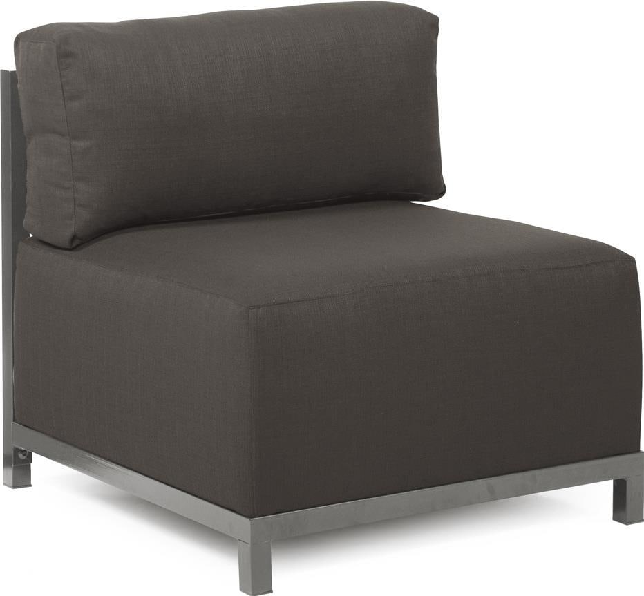 Howard Elliott Charcoal Seascape Contemporary Patio Chair (1 of 3)