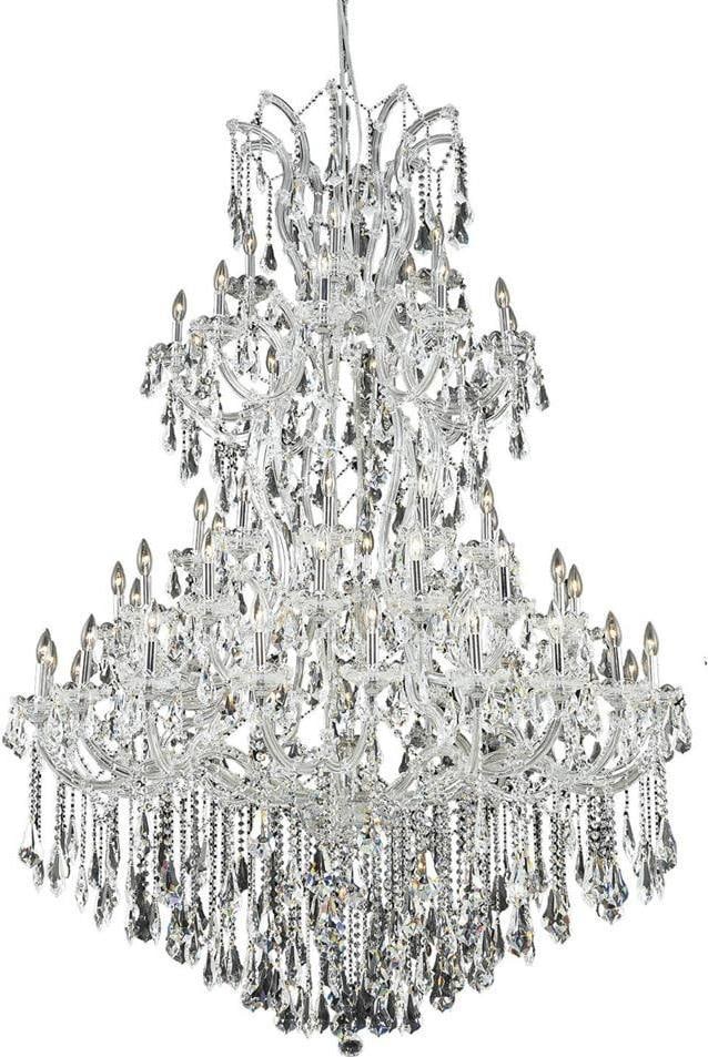 Elegant Maria Theresa Chrome Crystal Bowl Chandelier 72H 54W 54D (1 of 1)