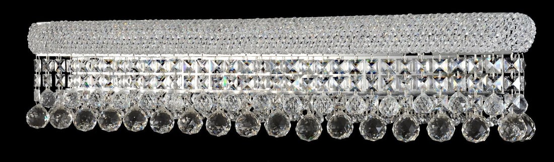 Artistry Primo Rectangular 6 Light Chrome Vanity Wall Sconce - 3