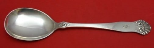 Kronestil Berry Spoon 10 1/4in Sterling Silver by Brodrene Lohne Norway (1 of 1)