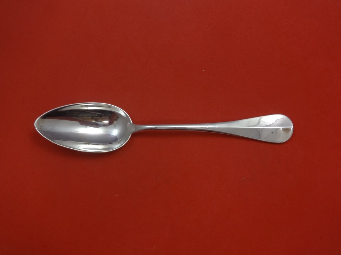 Cassetti Medallion Sterling Silver Serving Spoon 10.5 inches: Cassetti Medallion Sterling Silver Serving Spoon 10.5 inches This exquisite serving spoon features the elegant Medallion pattern by Cassetti, crafted from high-quality sterling silver. Measuring 10 1/