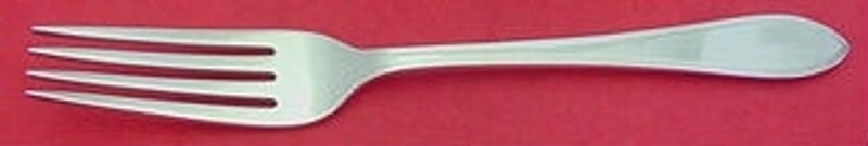 Tiffany & Co Reeded Edge Sterling Silver Fork 7 inches (1 of 2)