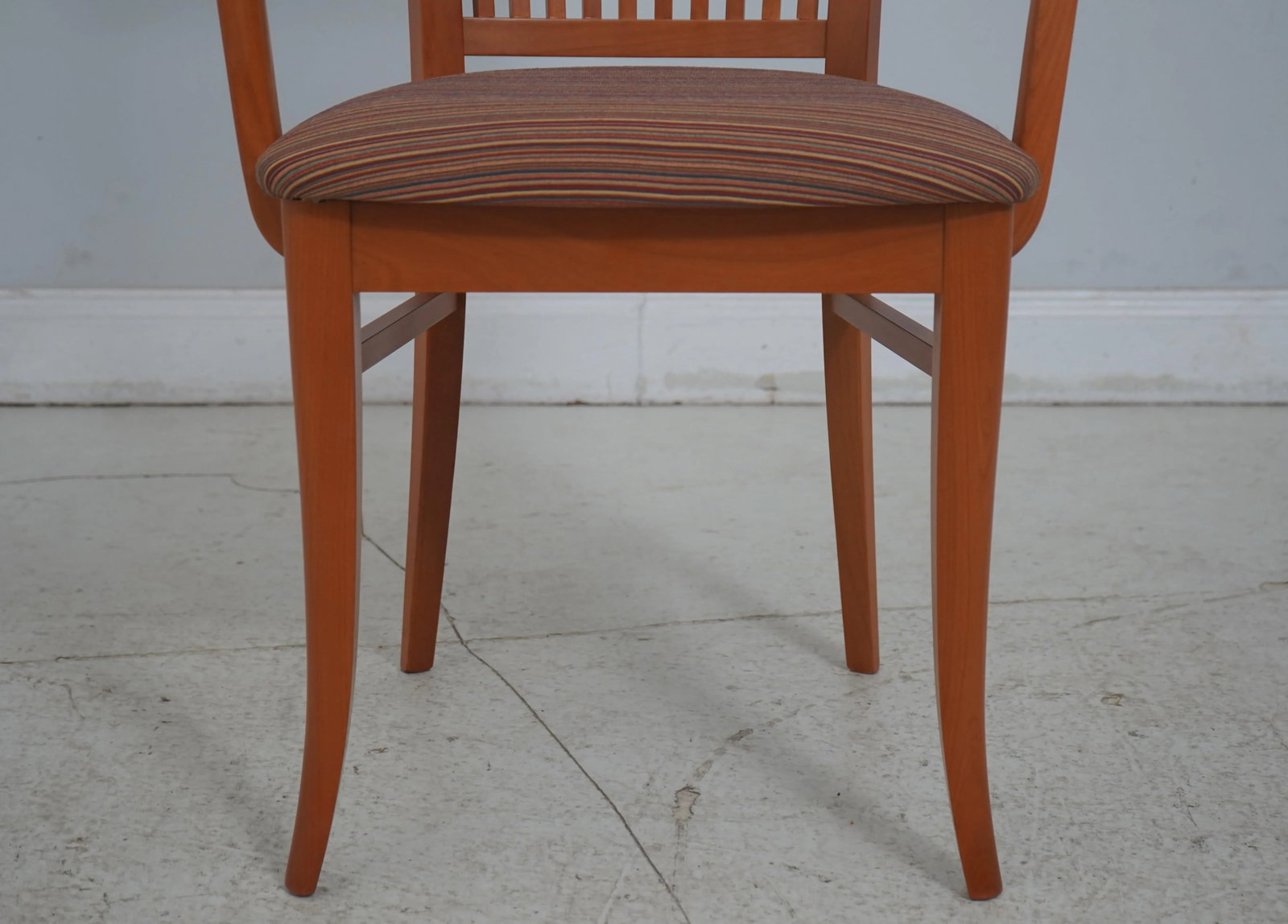12 Solid Cherry A. Sibau Modern Dining Chairs Set - 6