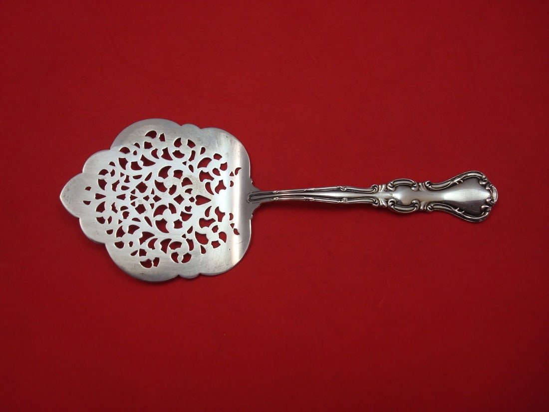 Unger Fontenoy Sterling Silver Cucumber Server Fancy Pierced 6 3/4" (1 of 1)