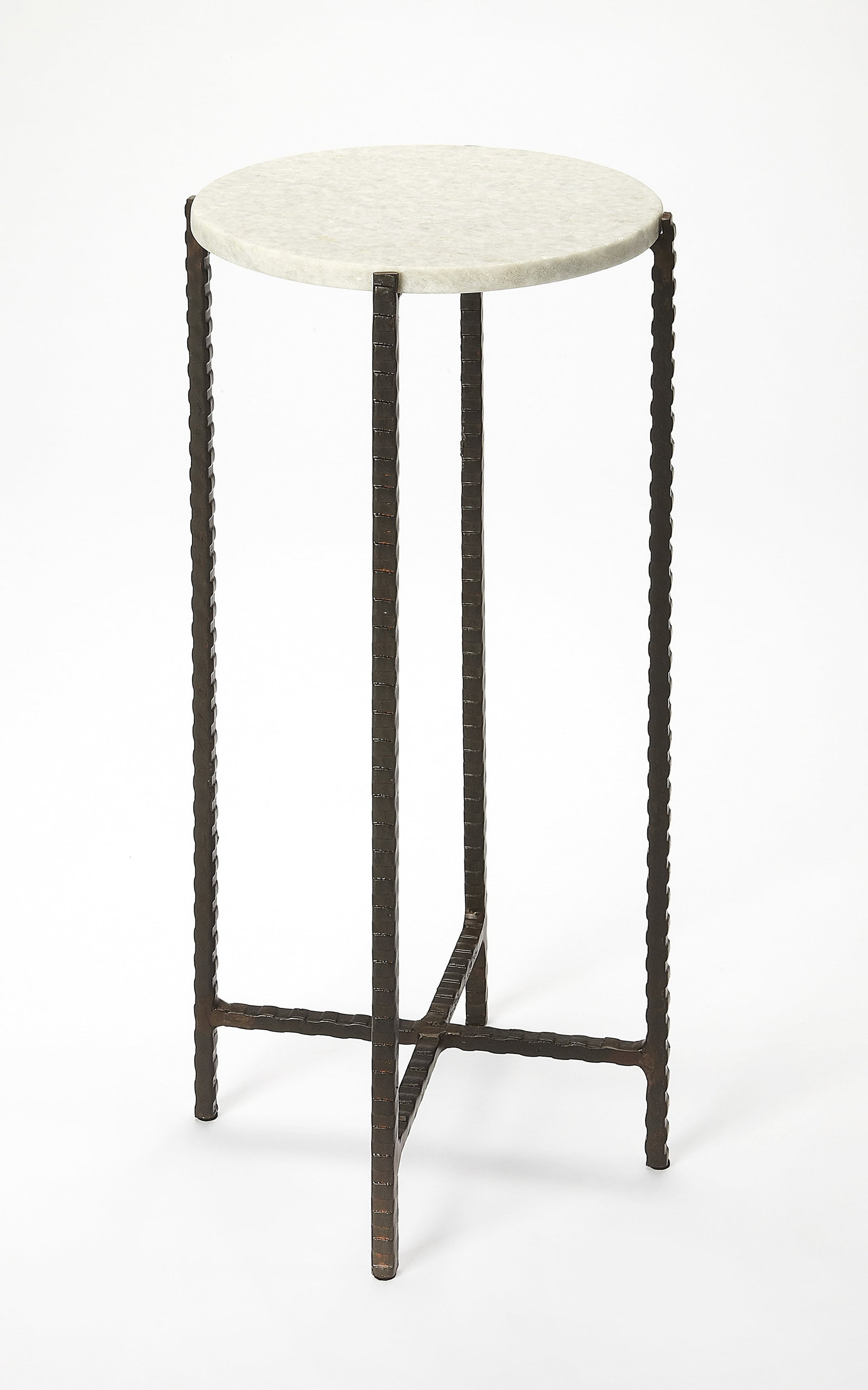 Butler Multi-Color Marble Accent Table with Twisted Legs (1 of 3)