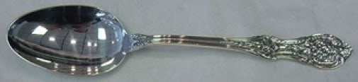 International Sterling Silver Springtime Serving Spoon 8 1/4 Inch: International Sterling Silver Springtime Serving Spoon 8 1/4 Inch An 8 1/4-inch sterling silver serving spoon from the Springtime pattern by International. This pre-owned piece is unmonogrammed and in