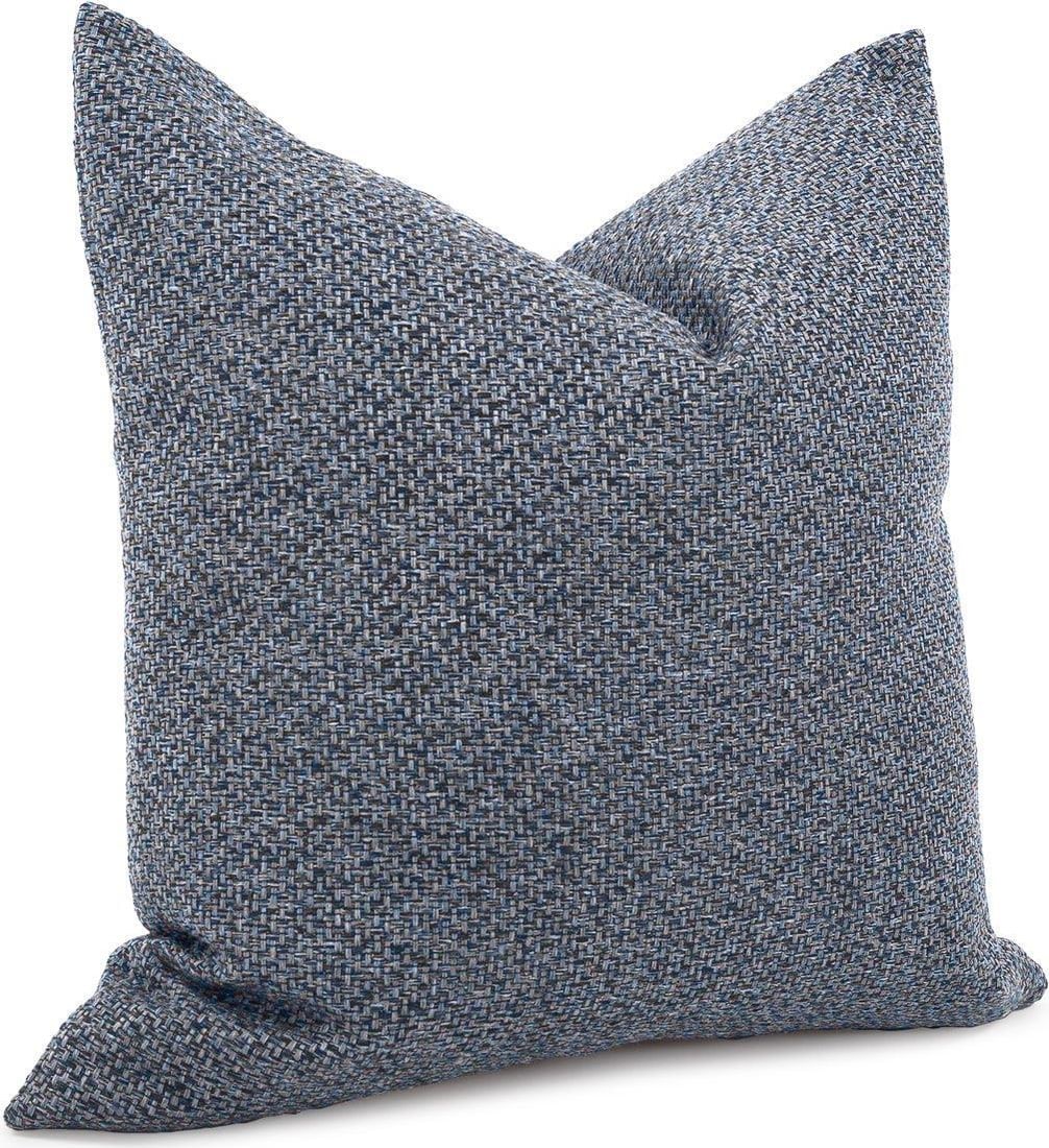 Howard Elliott Indigo Square Pillow 20x20 Hidden Zipper: Howard Elliott Indigo Square Pillow 20x20 Hidden Zipper Introducing the Elegant Indigo Square Pillow from the Panama Collection. This transitional-style pillow features a vibrant blue finish and is ex