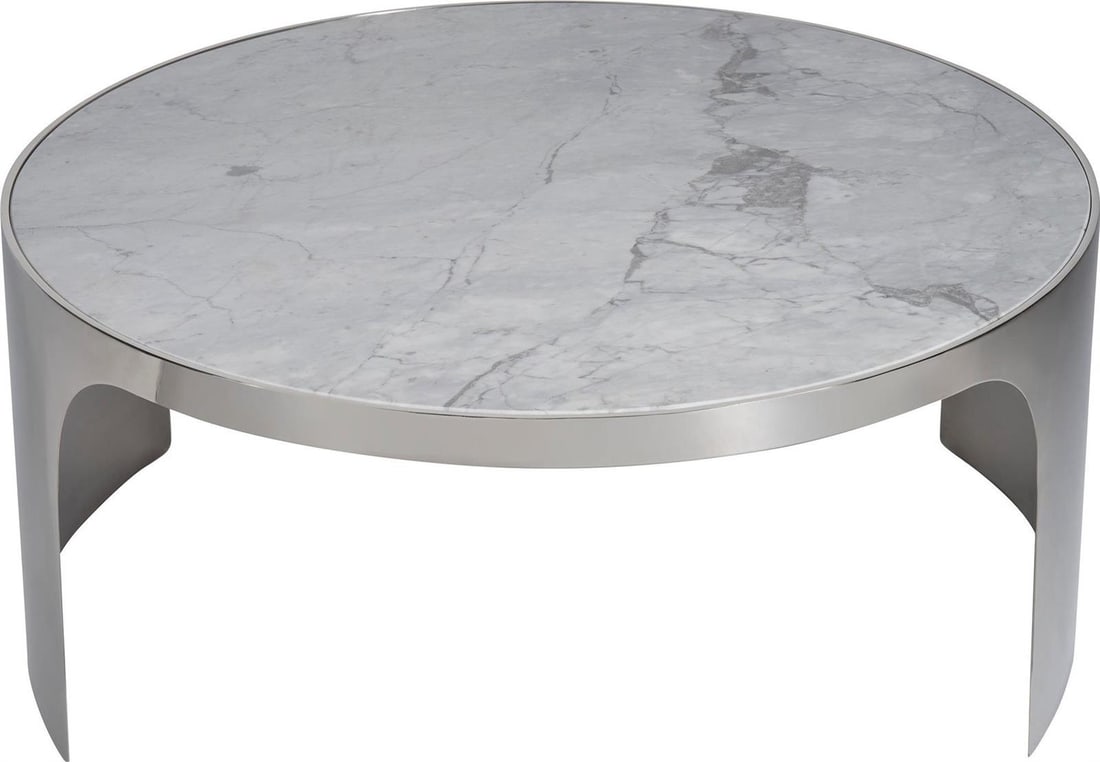 Universal Modern Revolve Large Nesting Table 17H x 38W x 38D (1 of 2)