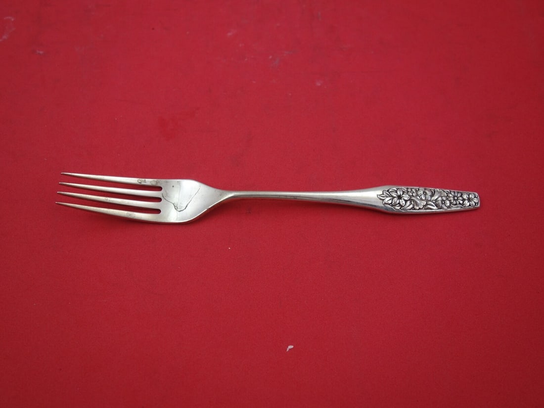 Towle Experimental Sterling Silver Place Fork 7.5 Inch (1 of 2)