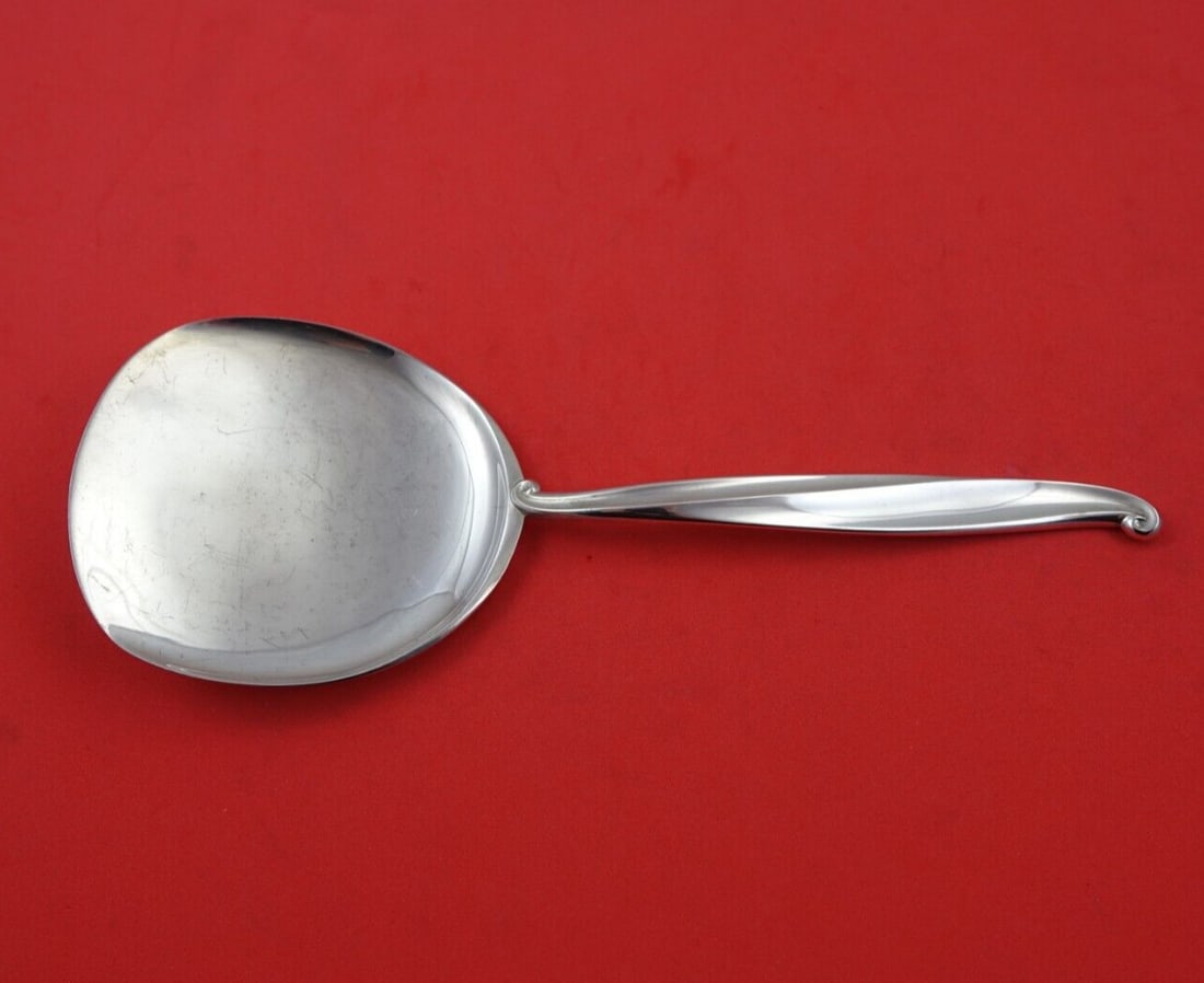 International Sterling Silver Swan Lake Tomato Server 7 3/4" (1 of 3)