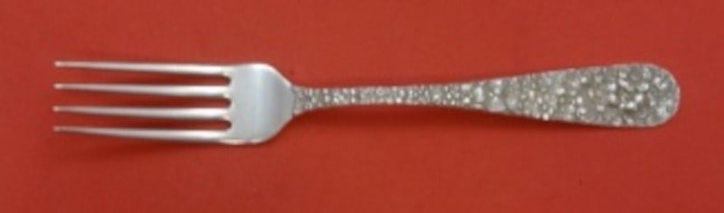 Sterling Silver Dinner Fork 8 Inch Rose Pattern by Stieff (1 of 1)