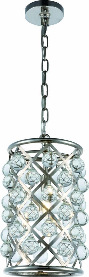 Elegant Lighting Madison Crystal Adjustable Pendant Light: Elegant Lighting Madison Crystal Adjustable Pendant Light Illuminate your space with this stunning Crystal-Adorned Adjustable Pendant Light, designed in a transitional style that blends seamlessly wit