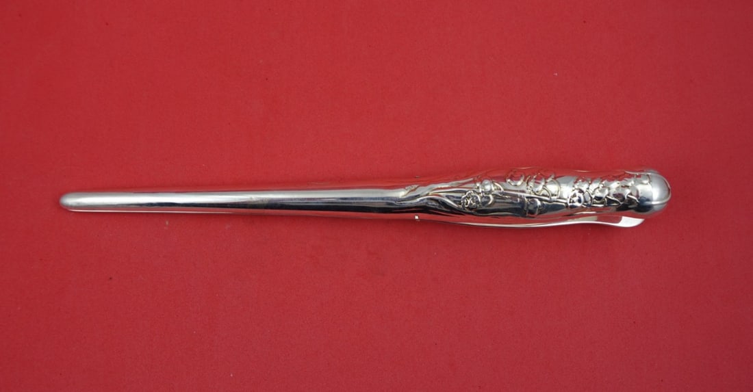 Sterling Silver Glove Stretcher Whiting Lily of the Valley Pattern 8 3/4 Inch (1 of 2)