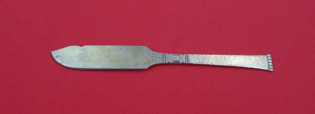 Old Newbury Crafters Karen Sterling Silver Butter Spreader Vermeil 5 3/4" (1 of 2)
