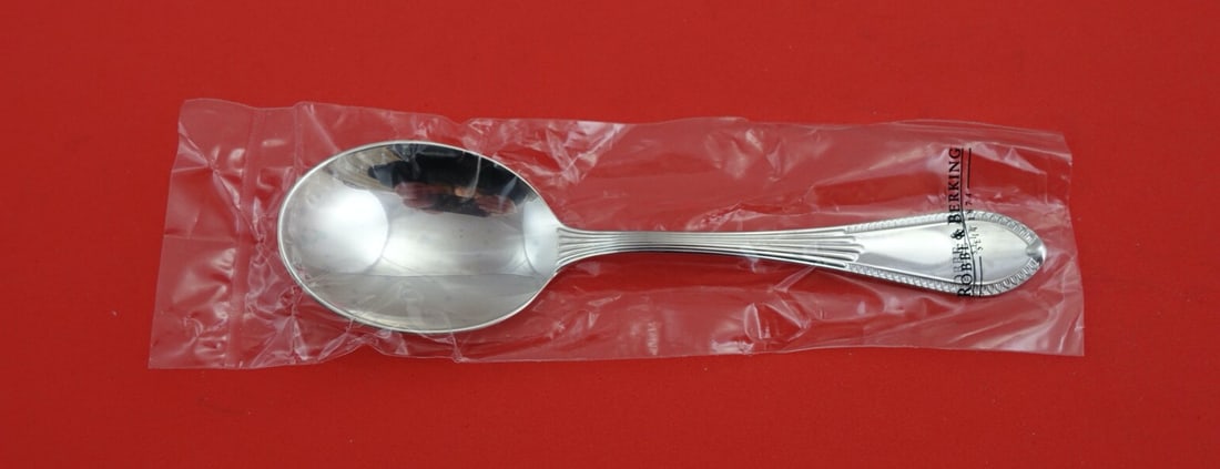 Robbe and Berking Belvedere Sterling Silver Cream Soup Spoon 6" New (1 of 2)