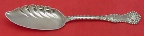 Dominick & Haff Charles II Sterling Silver Jelly Knife 8 Inch: Dominick & Haff Charles II Sterling Silver Jelly Knife 8 Inch Introducing the Charles II Jelly Knife, crafted by Dominick & Haff. This exquisite piece of silverware, measuring 8 inches, showcases the 