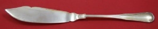Cohr Old Danish Sterling Silver Fish Knife 9 1/4": Cohr Old Danish Sterling Silver Fish Knife 9 1/4" This exquisite fish knife features the timeless Old Danish pattern by Cohr, crafted from high-quality sterling silver. Measuring 9 1/4" in length, it 
