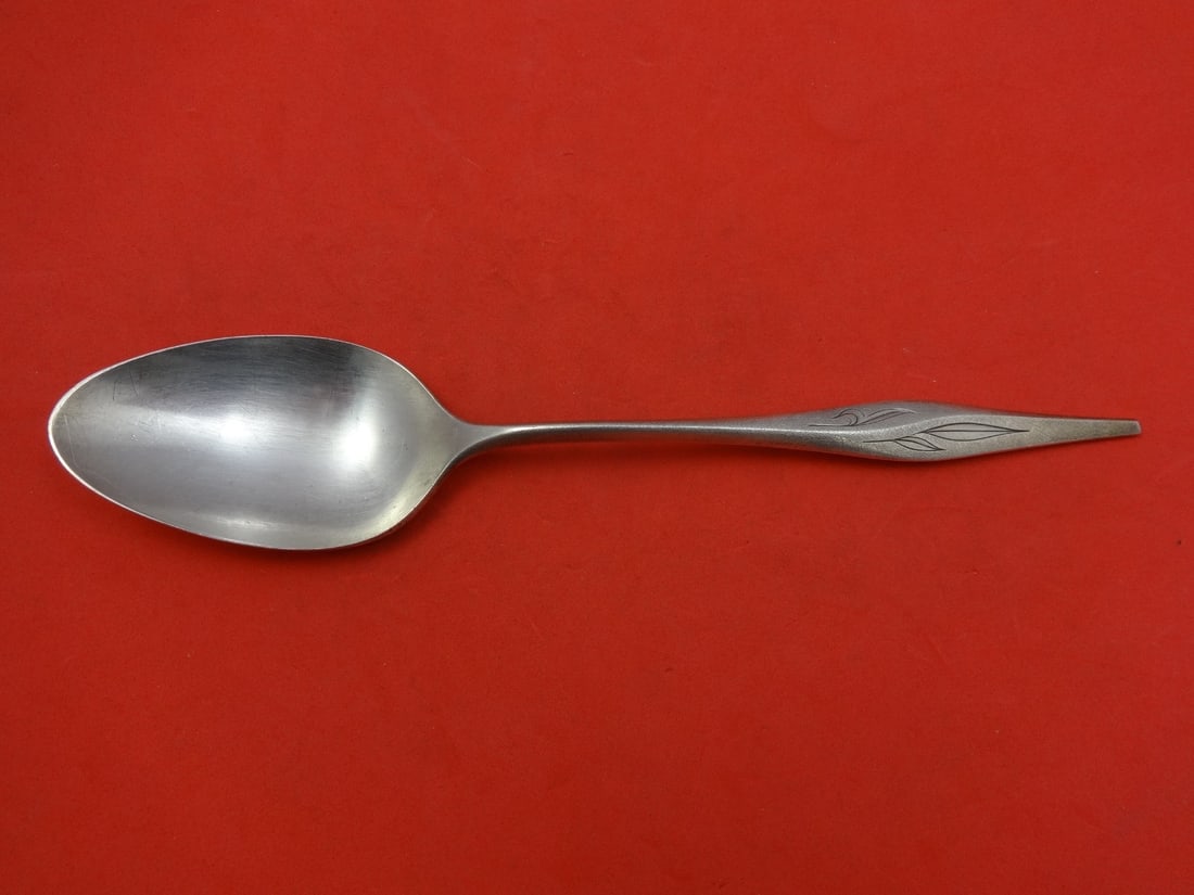 Wallace Dawn Mist Sterling Silver Serving Spoon 9 1/8 Inch (1 of 1)
