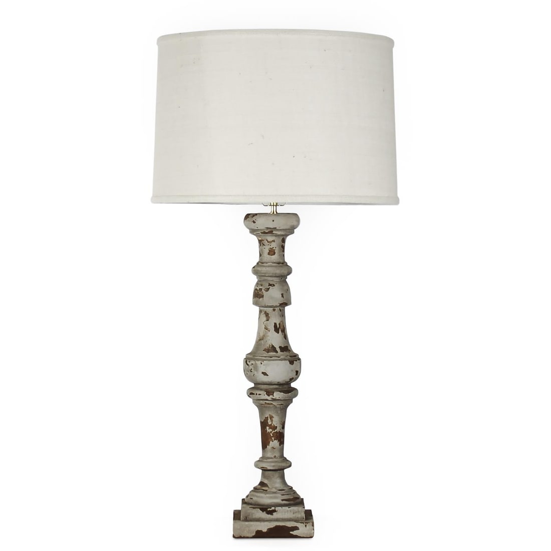 Zentique Agatha Traditional Birch Table Lamp Brown Yellow Finish (1 of 1)