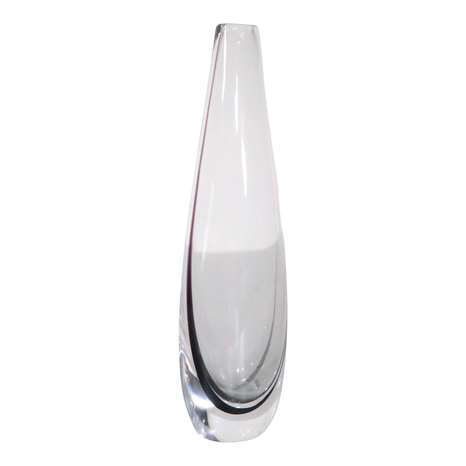 Vicke Lindstrand Mid Century Art Glass Vase Kosta Boda 1960s (1 of 6)