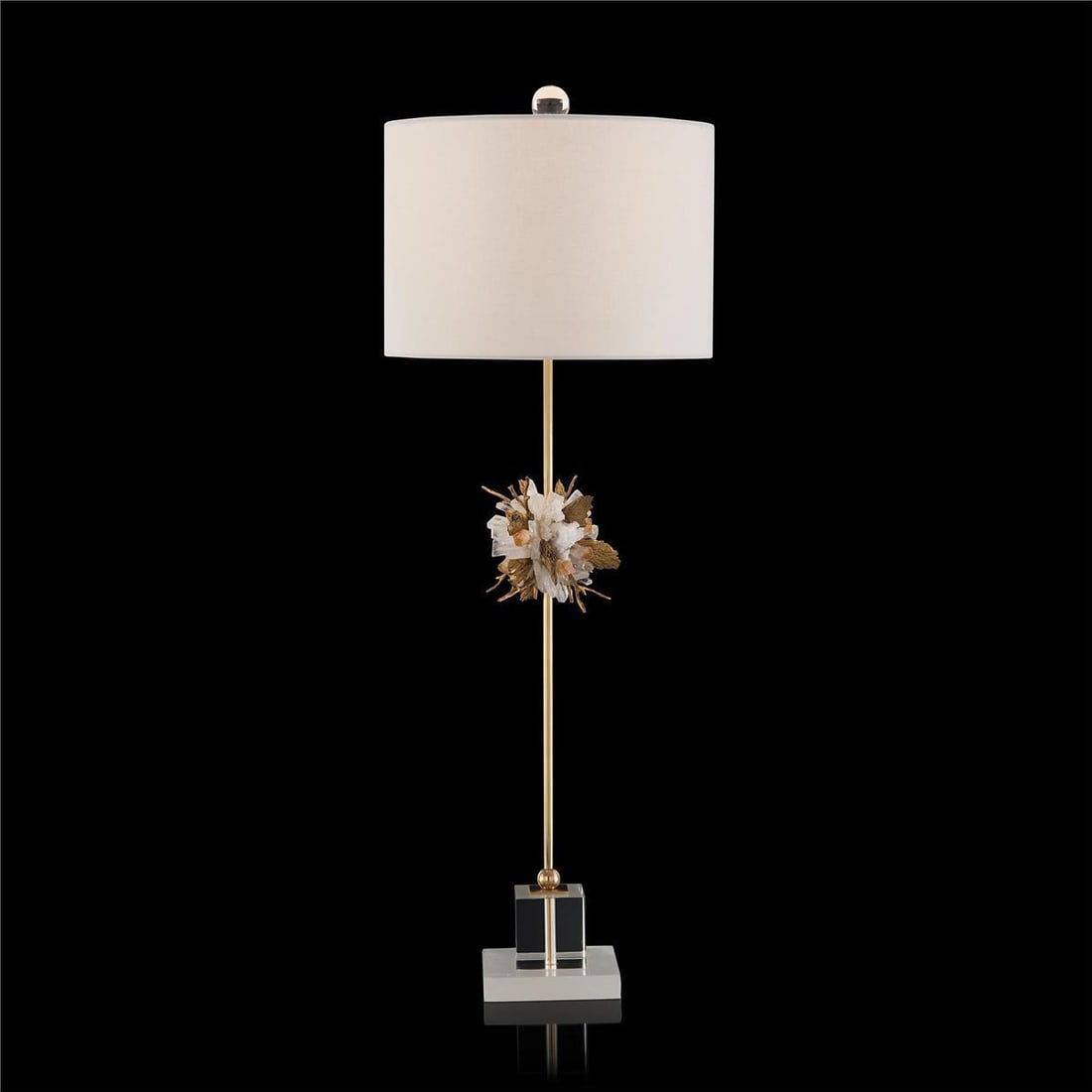 John-Richard 36.5 Inch Brass Stone Buffet Lamp UL-Listed: John-Richard 36.5 Inch Brass Stone Buffet Lamp UL-Listed Illuminate your space with this elegant Traditional Brass and Stone Buffet Lamp, designed to enhance your home decor. Standing at 36.50 inches 