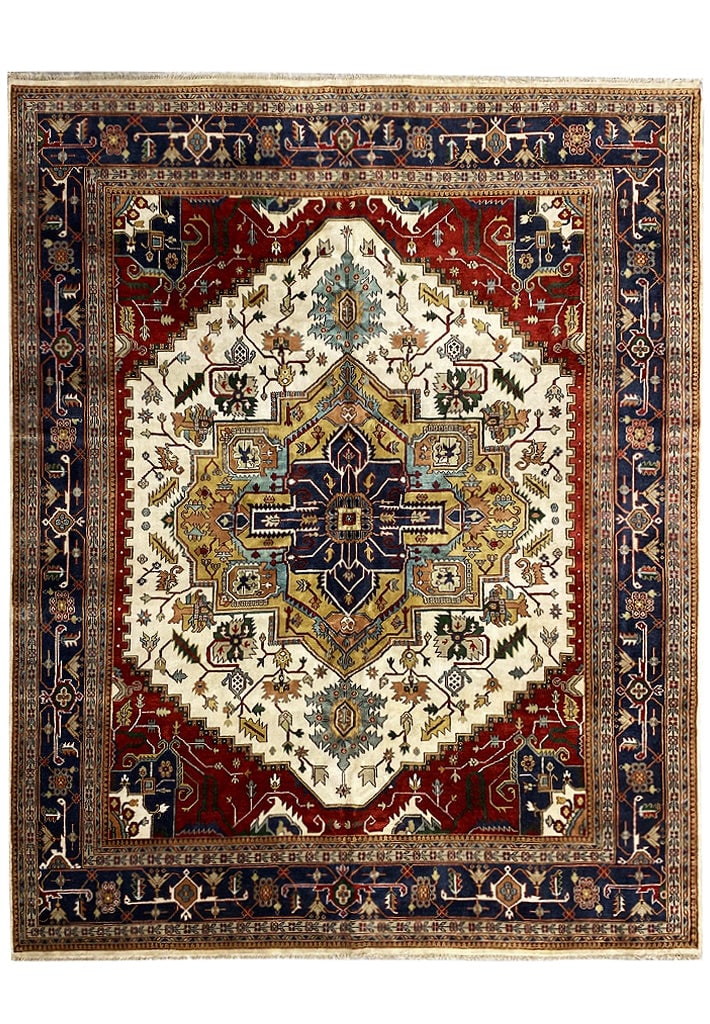 NEW Serapi Handmade Large Wool Rug 12 x 14.10: NEW Serapi Handmade Large Wool Rug 12 x 14.10 Free continental US Shipping Enhance your living space with this stunning handmade Serapi large wool rug. Crafted with care, this rug showcases intricate 