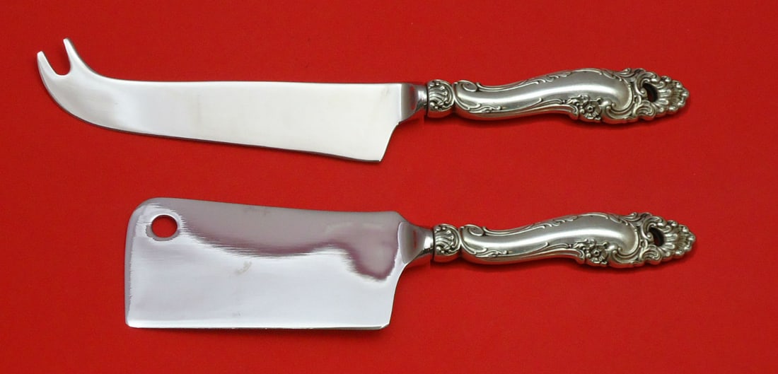 Gorham Decor Sterling Silver 2pc Custom Cheese Server Set (1 of 1)