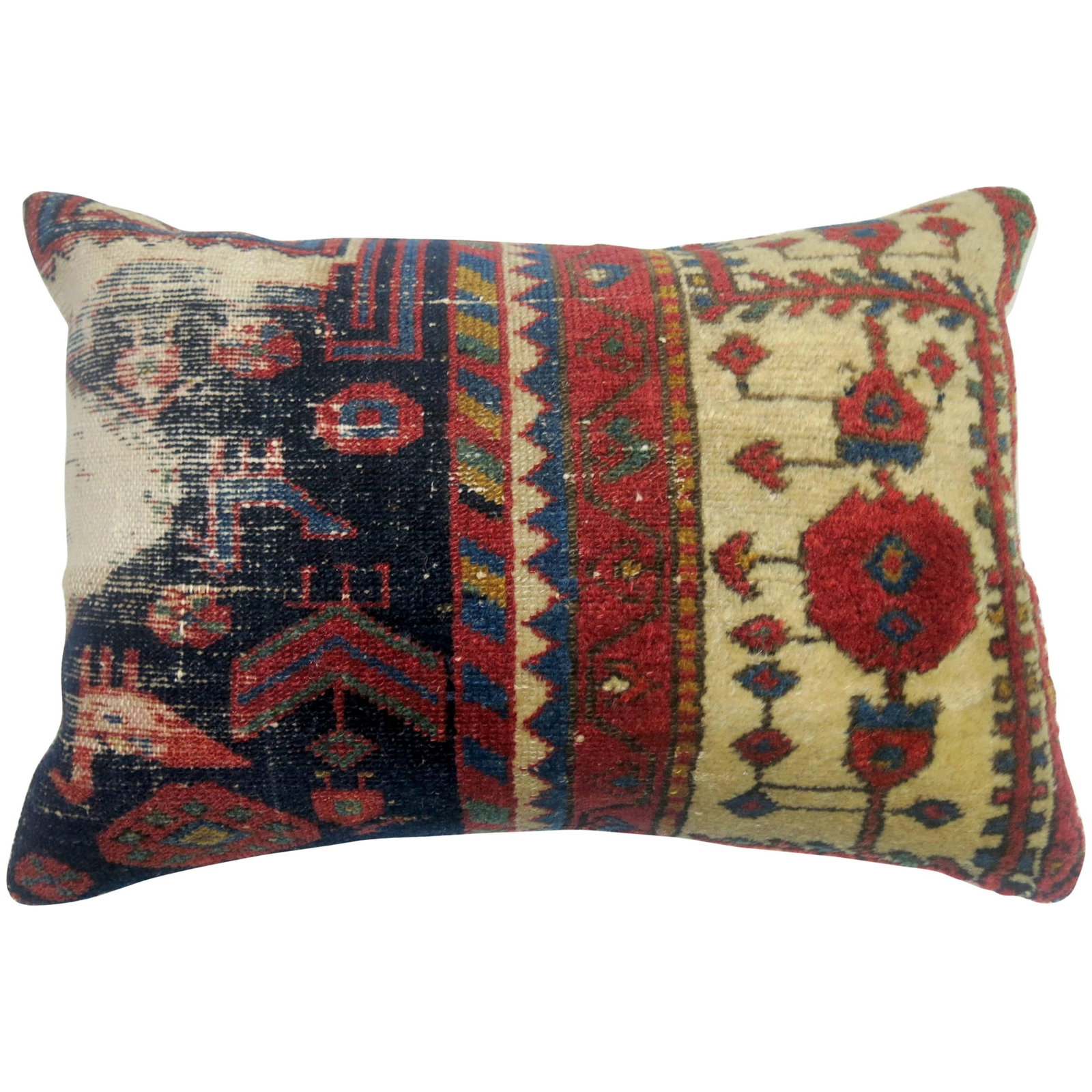 Vintage Heriz Serapi Shabby Chic Pillow 16 x 23 in (1 of 4)