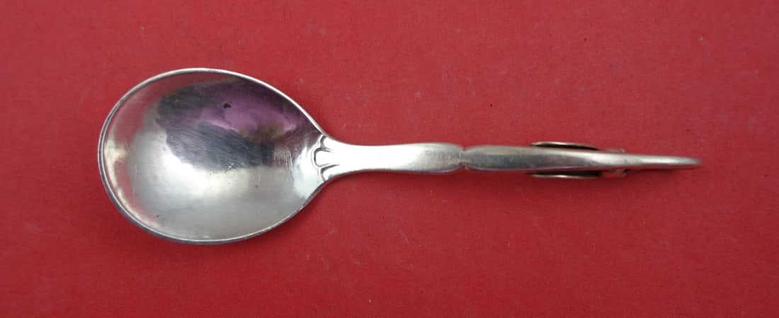 Georg Jensen Ornamental #21 Sterling Silver Sauce Ladle 4.5 inches (1 of 2)
