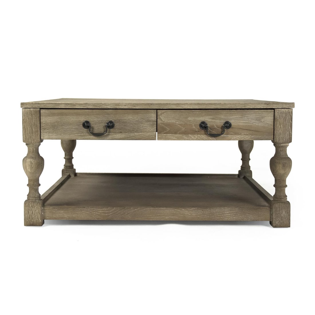 Zentique Eros Classic Square Coffee Table Chestnut Finish (1 of 5)