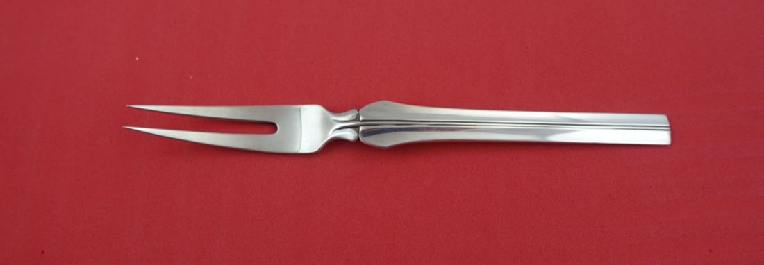 Georg Jensen Elsinore Sterling Silver 2-Tine Serving Fork 6 Inch (1 of 2)