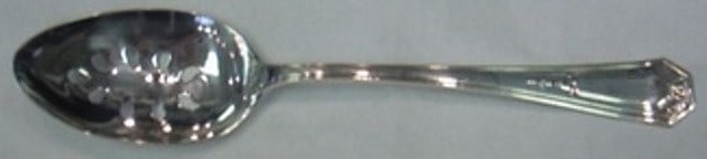 Wallace Princess Mary Sterling Silver 9-Hole Slotted Serving Spoon (1 of 1)