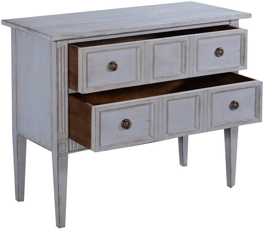 Eliot Chest Stylish Blue Solid Wood Transitional Design - 3