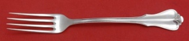 Camusso Colonial Sterling Silver Dinner Fork 8 Inch Flatware: Camusso Colonial Sterling Silver Dinner Fork 8 Inch Flatware Discover the elegance of the Colonial by Camusso Sterling Silver Dinner Fork. This exquisite flatware piece measures 8 inches and features 