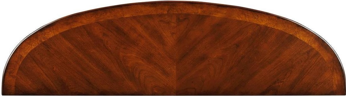 Butler Astor Demilune Console Table Dark Brown Nutmeg Finish (1 of 3)