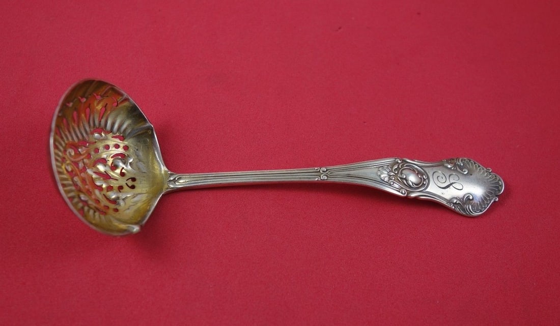 Gorham Regent Sterling Silver Sugar Sifter Gold Washed Bowl 6 Inch (1 of 1)